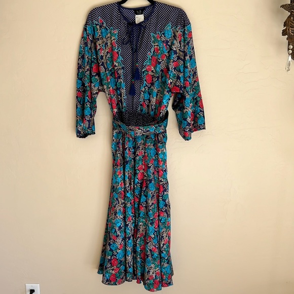 Vintage Diane Freis Maxi Dress - Picture 3 of 13